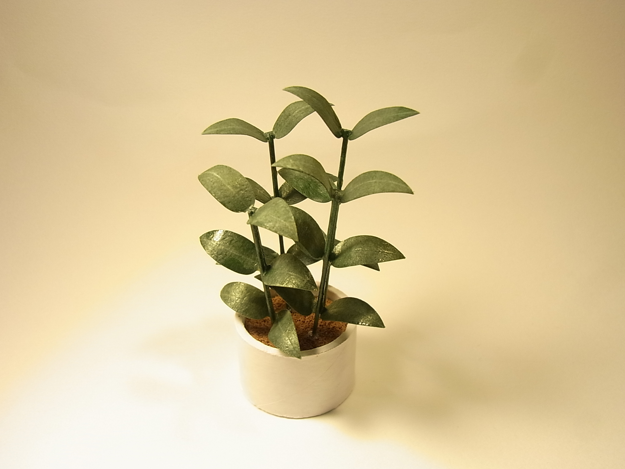 pot of plants小ホワイト