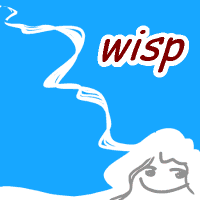 wisp の意味 英語イラスト