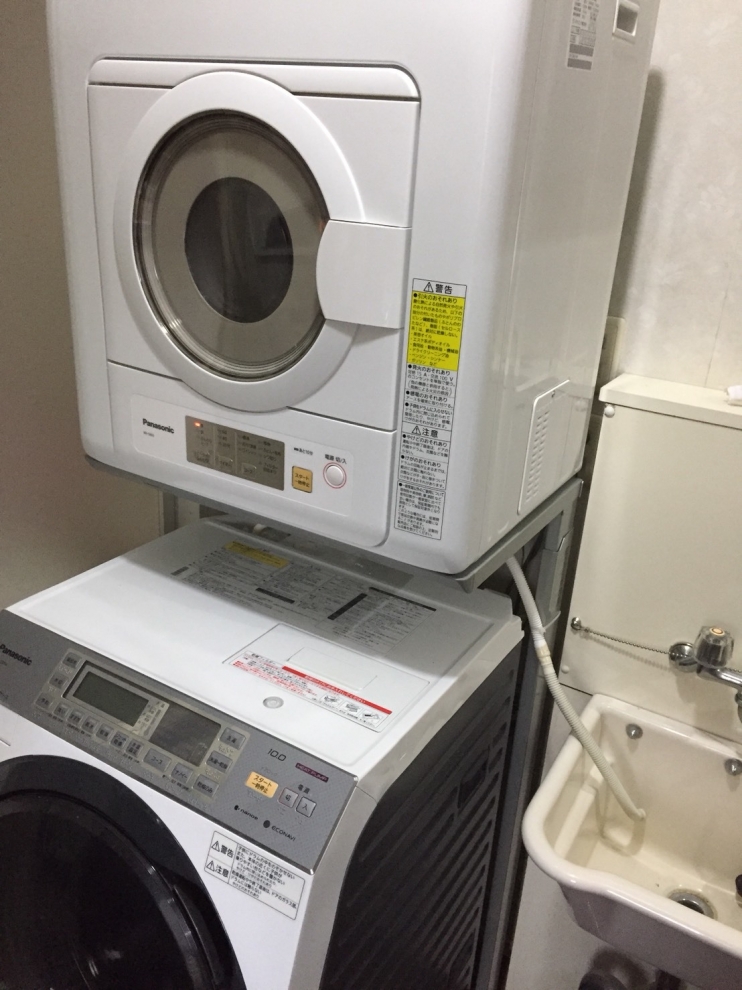 パナソニック ドラム洗濯機NA-VX730SLに衣類乾燥NH-D603が取り付け可能？N-UF11置台 - 電気屋さんのお仕事