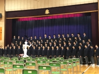 赤坂中学校創立70周年記念式典