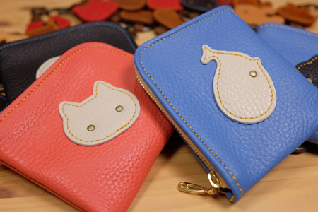 ミニ財布：クジラ・ネコ・ウサギ