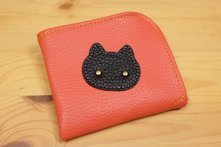 ミニ財布：ネコ