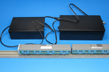 鉄道模型用バッテリーとKATO E231系500番台山手線