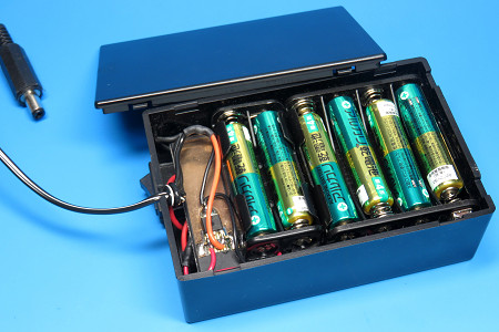 乾電池を使った鉄道模型用バッテリー