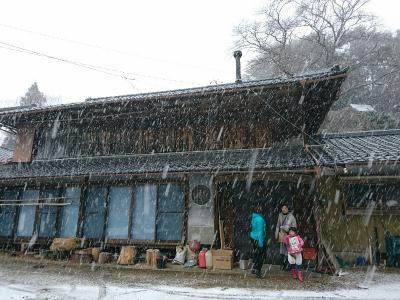 信州伊那谷に初雪