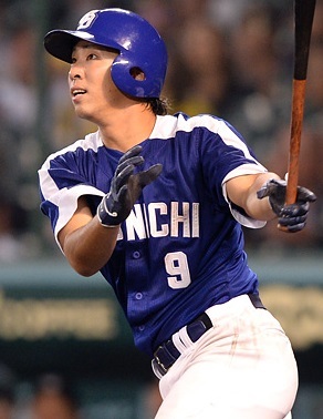 石川 駿選手のプロ初本塁打